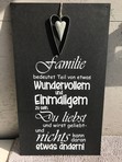 Spruchschild Familie gross Nr.08