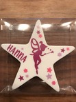 Stern 12 cm Fee mit Wunschnamen 
